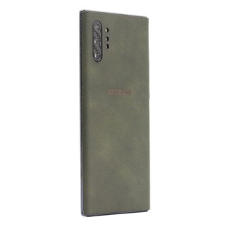 Ốp dán da Galaxy Note 10 plus - Da thật nhập khẩu cao cấp