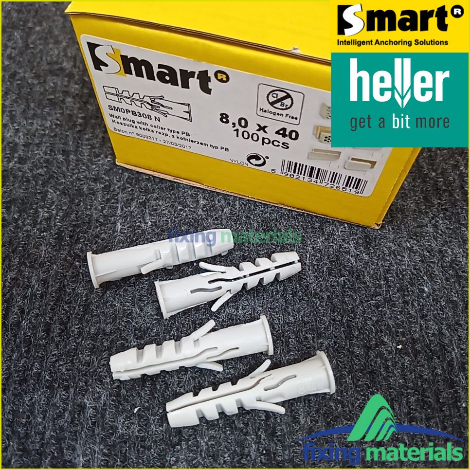KM đặc biệt: Mũi khoan HELLER 2 ngạnh 8x160 tặng 4 con tắc kê cao cấp M8x40 hiệu SMART, nhập khẩu EU