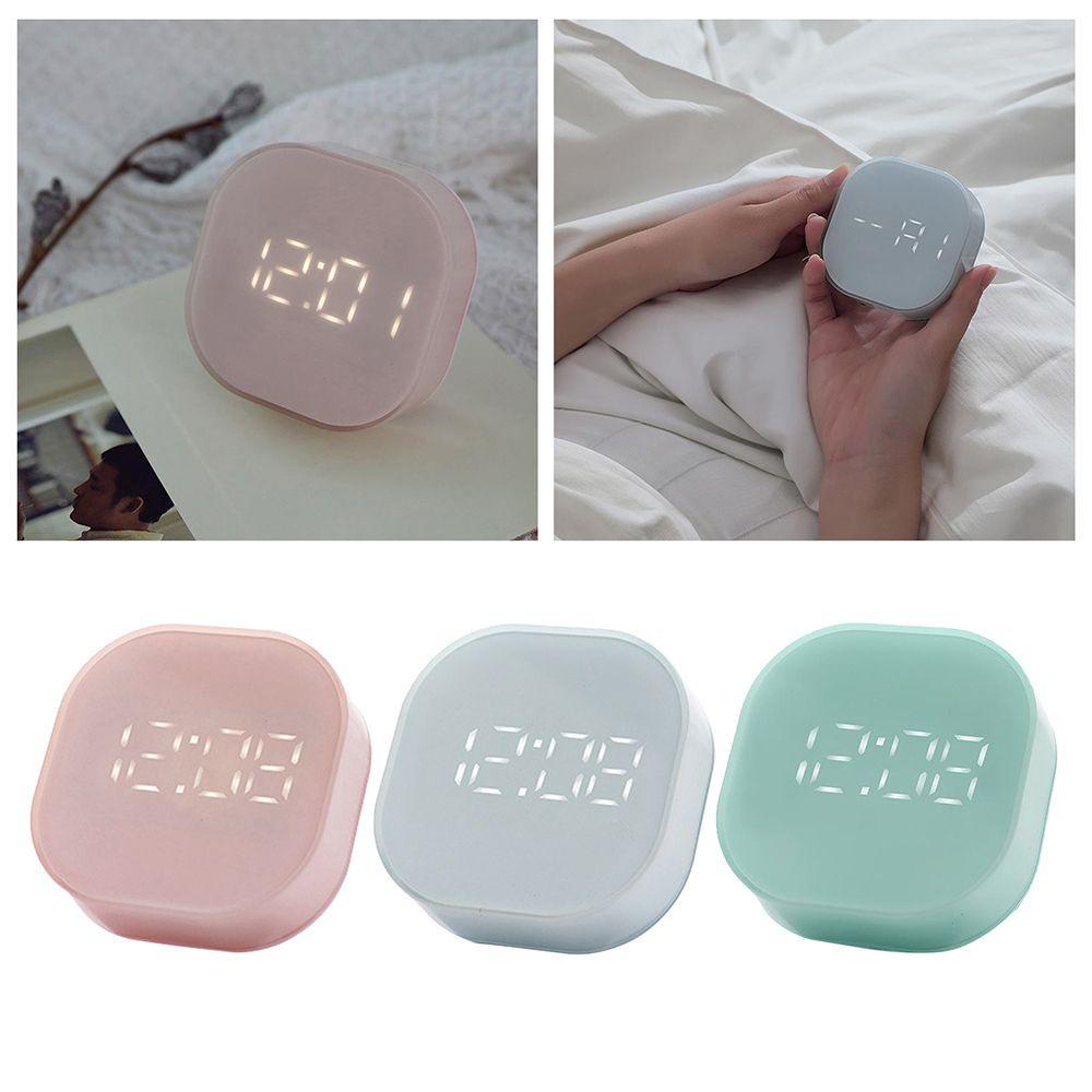 KUNHEV Đồng Hồ Báo Thức Kỹ Thuật Số 12 / 24H Để Bàn Cạnh Giường Tiện Dụng