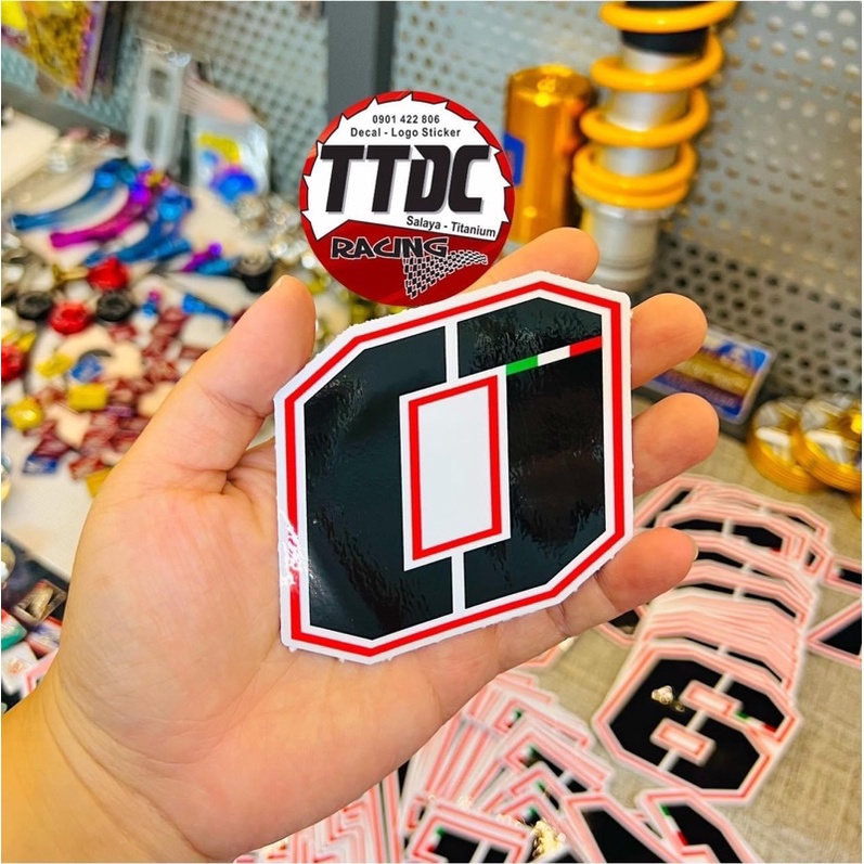 Tem Logo Sticker Số thứ tự 🇹🇭✌