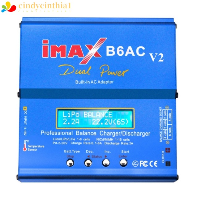 Bộ Sạc Pin Máy Bay Điều Khiển Từ Xa Cho IMAX B6AC B6 V2