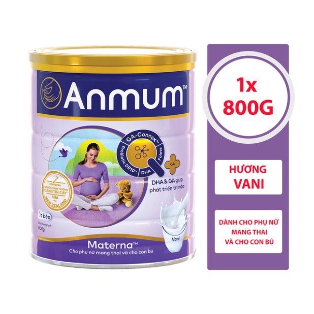 Sữa mẹ bầu Anmum Materna Hương Vanilla, Hương Chocolate Từ 400g_800g