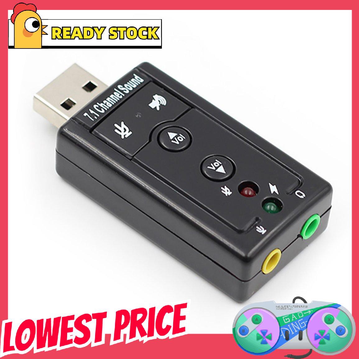 Usb Âm Thanh 7.1 Đầu Cắm 3.5mm Chất Lượng Cao | BigBuy360 - bigbuy360.vn