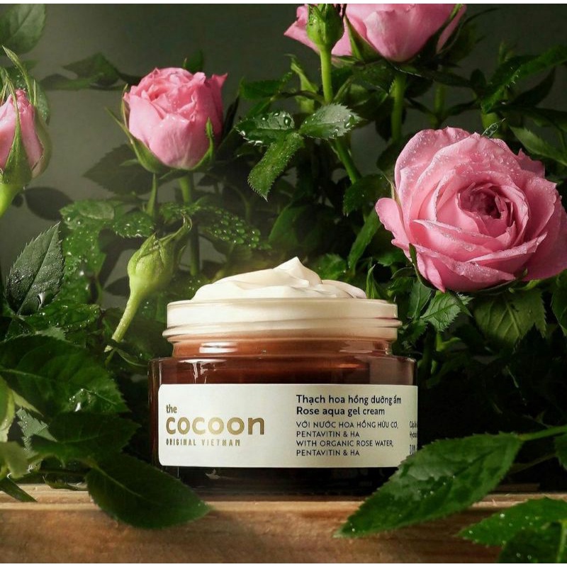 [Cocoon] Thạch Hoa Hồng Dưỡng Ẩm Cocoon 100ml (Rose Aqua Gel Cream)