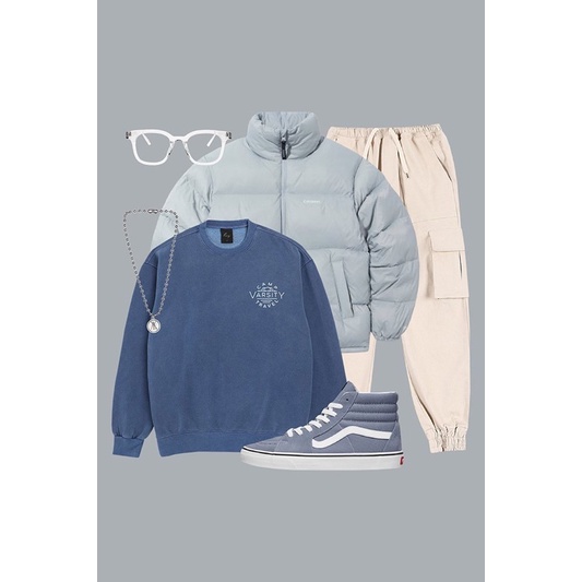 Áo nỉ Sweater Varsity xuất Hàn chính hãng | BigBuy360 - bigbuy360.vn
