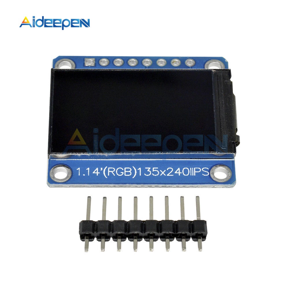 Ổ Đĩa 1.14 Inch Hd Tft St7789 Ic 135x240 Spi Communication 3.3v 4 Dây Với Màn Hình Oled Lcd Oled Diy