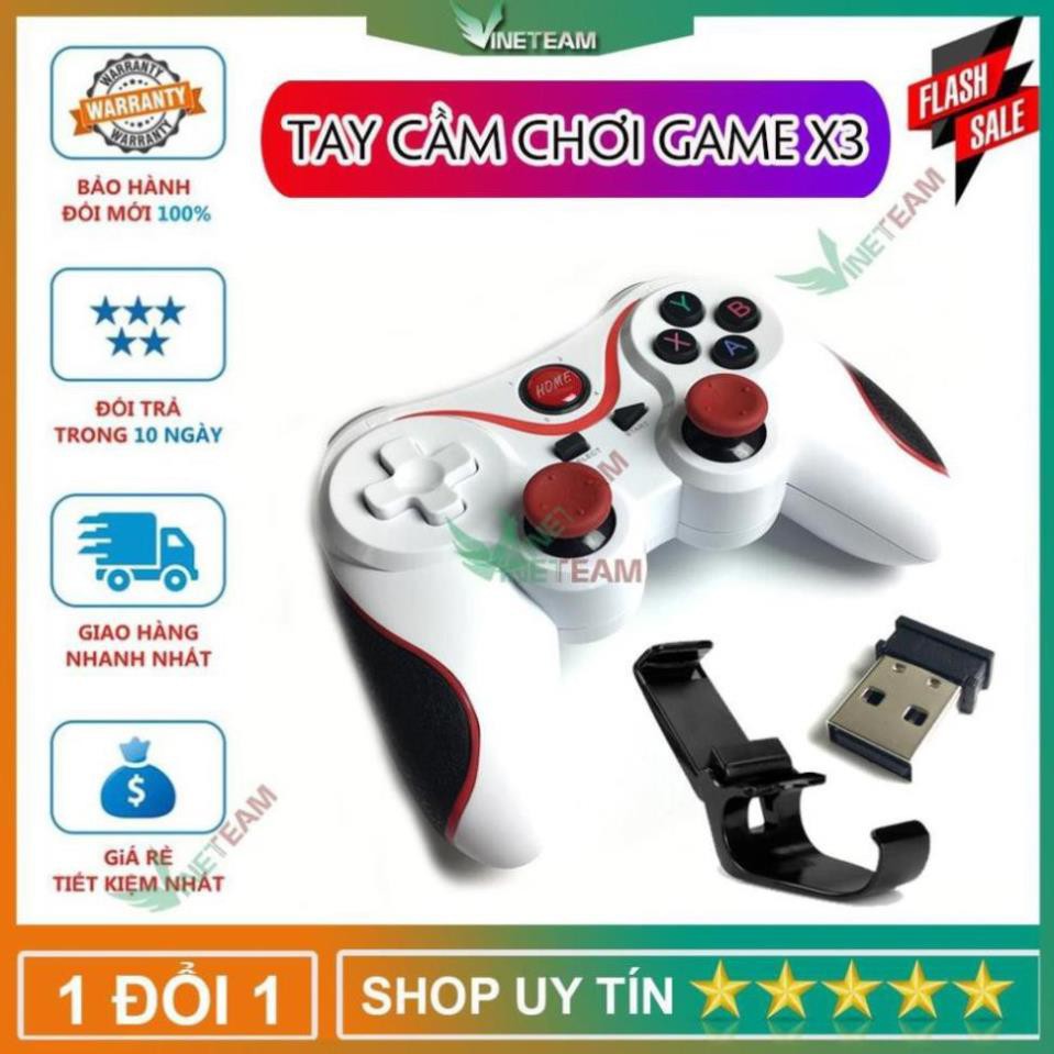 TAY CẦM CHƠI GAME BLUETOOTH T3 - TAY CẦM GAME TERIOS T3 - GAMEPAD T3 / X3/X7/C8S