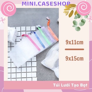 Túi Lưới Tạo Bọt Xà Bông ⚡ Freeship ⚡ Túi Tạo Bọt Nhanh Xà Phòng Nhỏ Gọn, Tiện Lợi - mini.caseshop