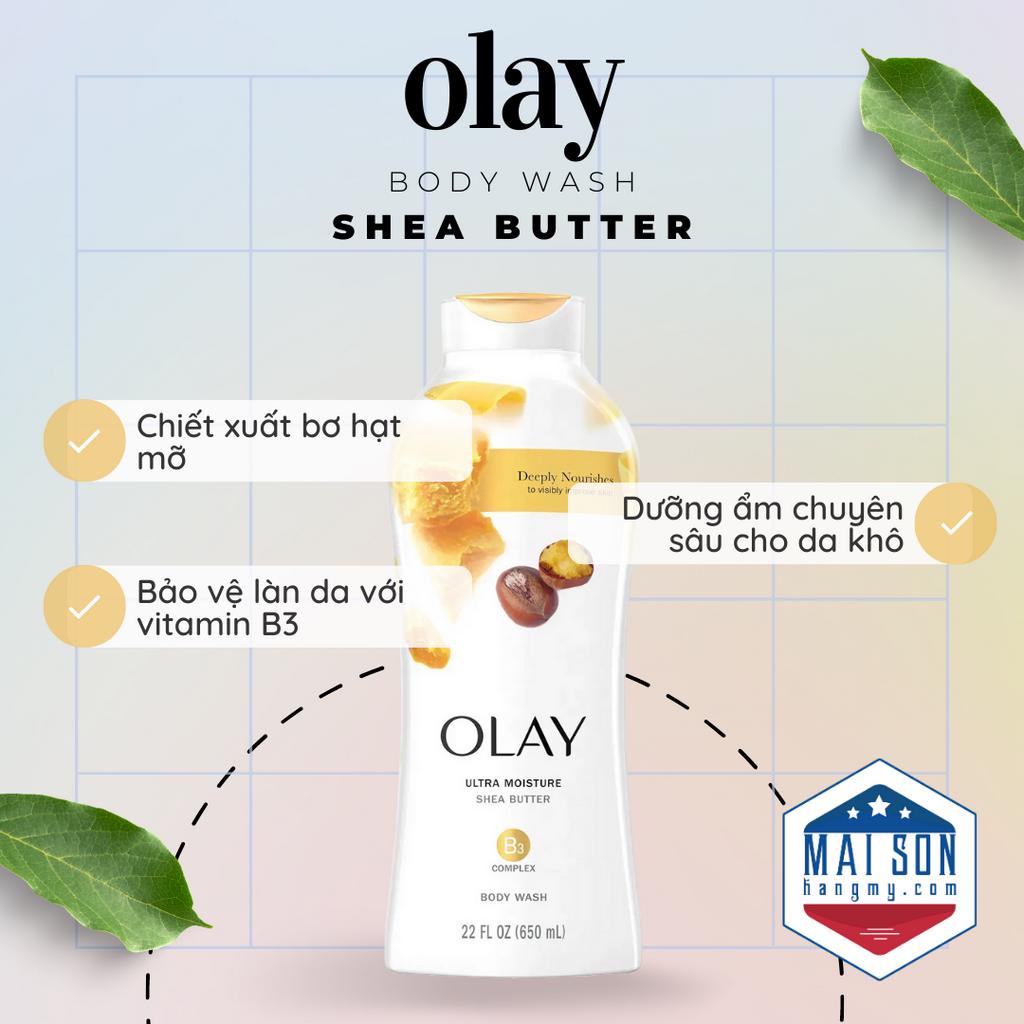 SỮA TẮM DƯỠNG ẨM OLAY  - Hàng Nhập USA Chính Hãng