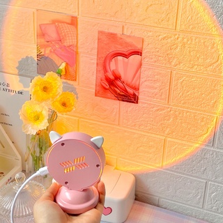Đèn LED để bàn hình hoàng hôn