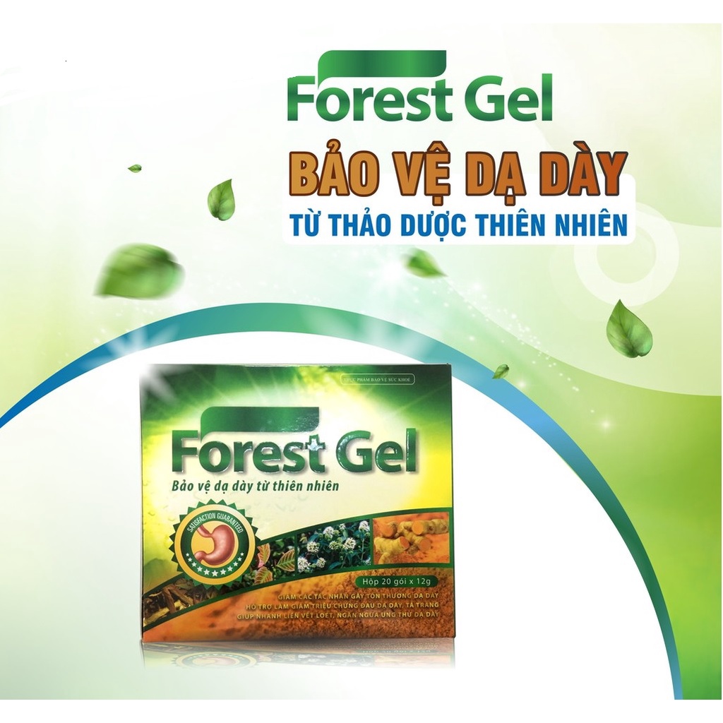 Forest Gel Giúp Giảm Đau Trào Ngược Dạ Dày Làm Lành Vết Thương Hộp 20 Gói 12g