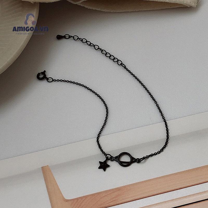 ✨✨Vòng đeo tay hình hành tinh màu đen