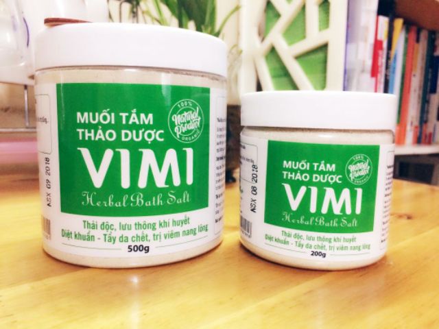 Muối tắm thảo dược VIMI ( Viên Minh) CHÍNH HÃNG 500g