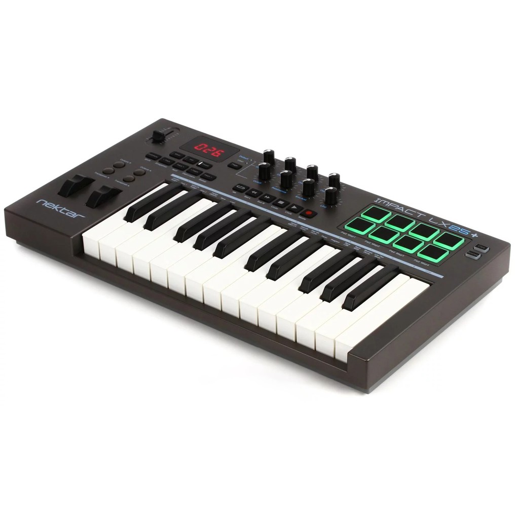 Đàn MIDI | Bàn điều khiển nhạc điện tử | Nektar Impact LX25+ Keyboard Controller