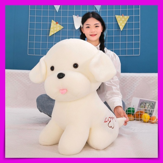Chó Poodle Lông Xù Nhồi Bông Cao Cấp - Gấu Bông Chó - Thú Nhồi Bông quà tặng sinh nhật dành cho bé