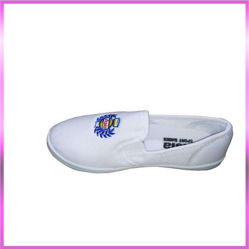 Giày Xỏ Nữ Asia Trắng /giày Asia Trắng - RAY SPORTS