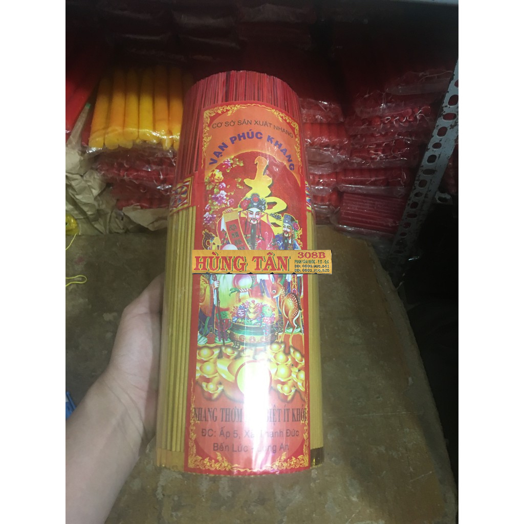 Nhang Thường Không mùi 1000 Cây Cao 3 Tất Vạn Phúc Khang