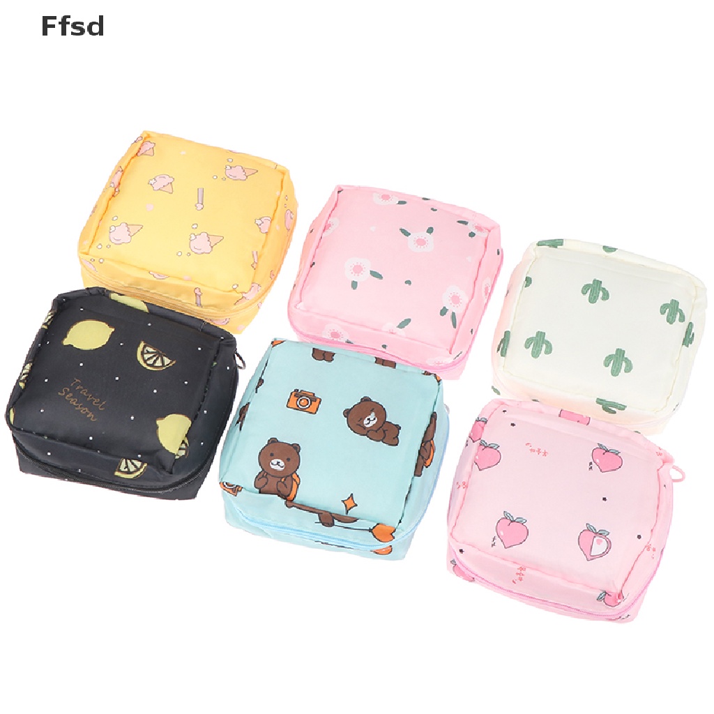 {Ffsd} Túi Đựng Đồ Trang Điểm Tampon Di Động Dễ Thương * Bán Chạy