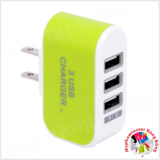 Củ sạc 3 cổng USB