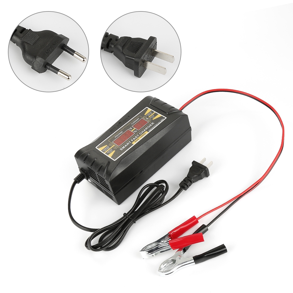 Bộ Sạc Bình Ắc Quy Thông Minh 110v Sang 240v Sang 12v 6a Cho Xe Ô Tô