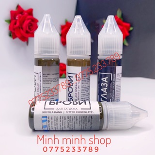 Mực Brovi Tiếng Việt Mực Phun Xăm Chính Hãng