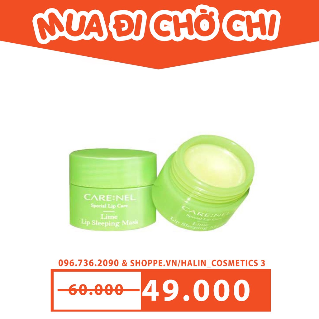 Mặt Nạ Dưỡng Và Trị Môi Thâm ?FREESHIP?Mặt Nạ Dưỡng Cao Cấp CARE:NEL Lip Sleeping Mask 5g HALINC54543