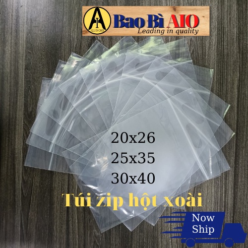 Túi Zip Hột Xoài Có Quai Xách Tiện Dụng Hàng Zin Đẹp Set 100-500 gram