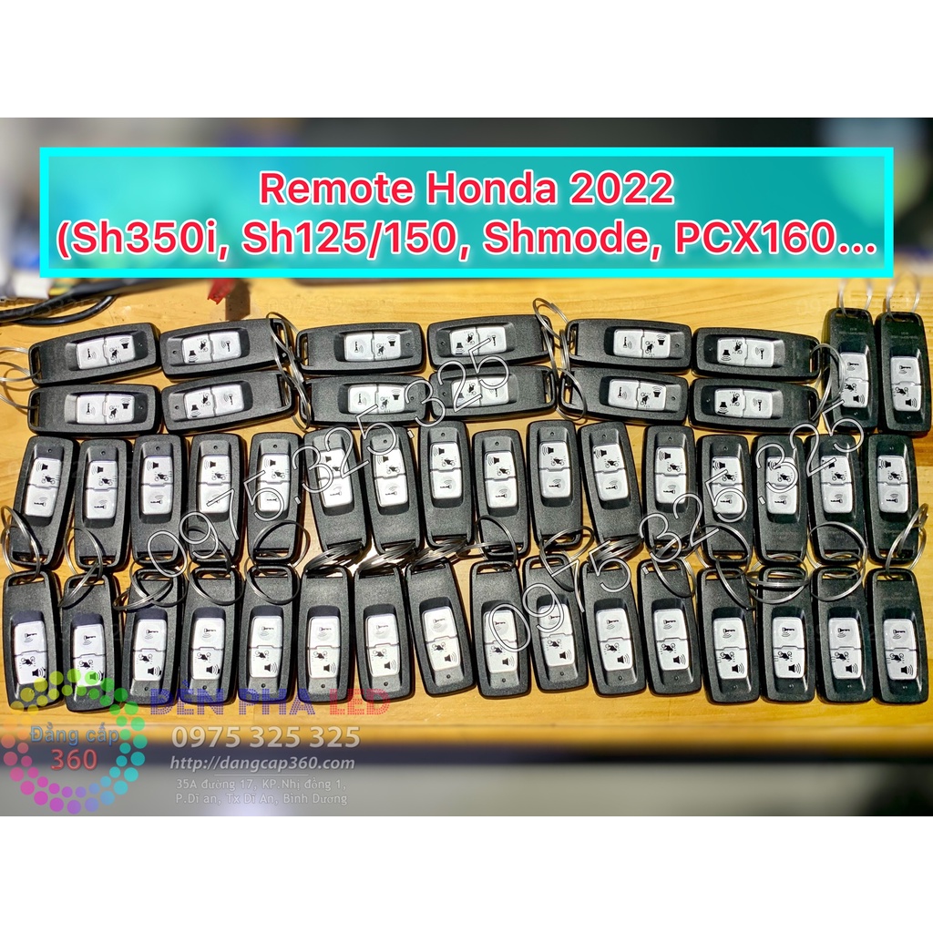 Remote HONDA cho các đời xe: sh ab lead mode pcx vision vario adv K01 K77 K59 shmode adv lead fob sh150 sh300i sh350i