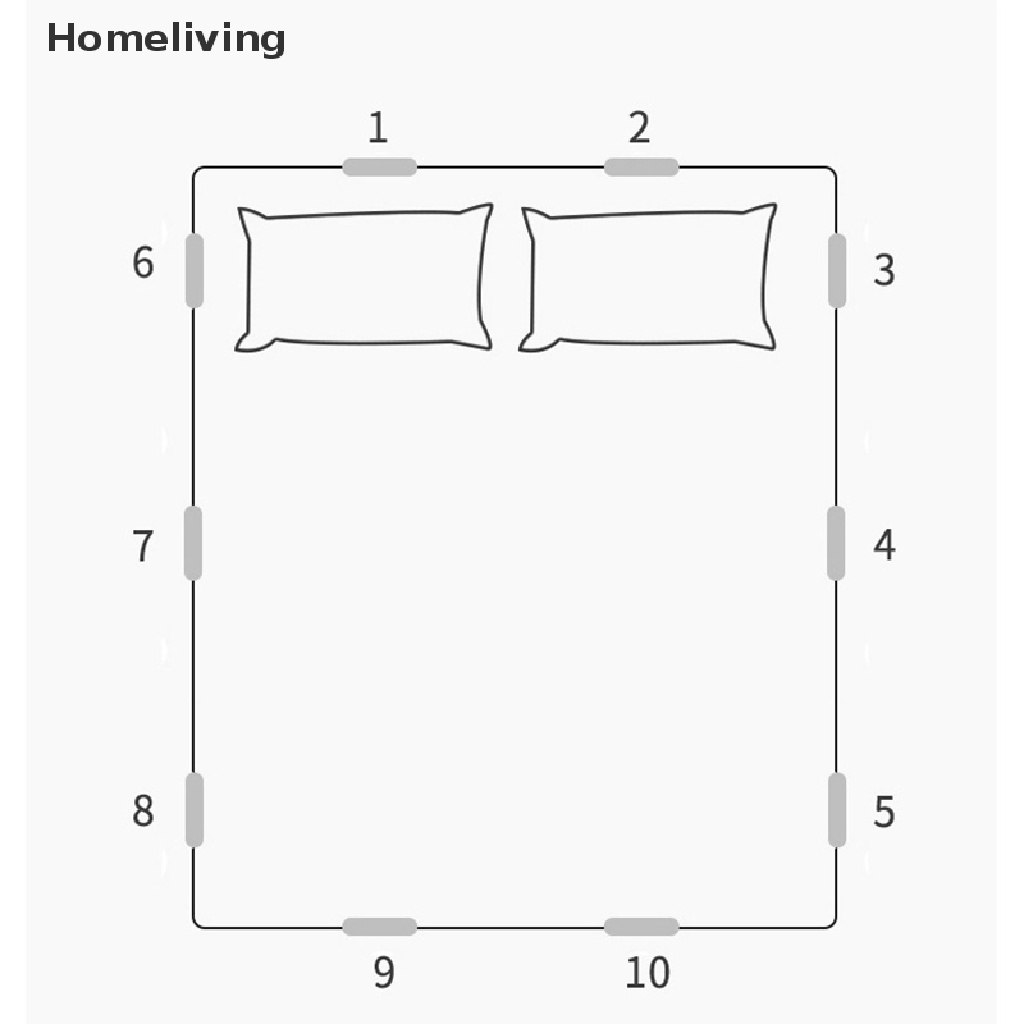 Set 12 Kẹp Cố Định Ga Trải Giường Chống Trượt