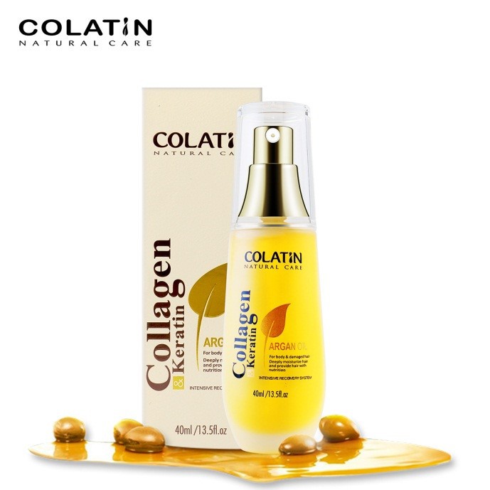 (CHÍNH HÃNG) Tinh dầu dưỡng tóc COLATIN Argan Oil 40ML
