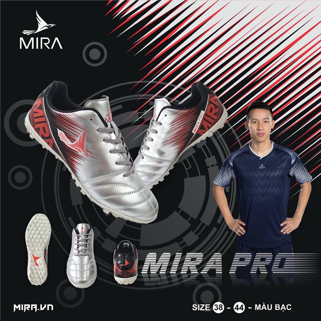 Giày Bóng Đá Sân Cỏ Nhân Tạo Chính Hãng Mira Pro - Mẫu Mới Nhất 2022