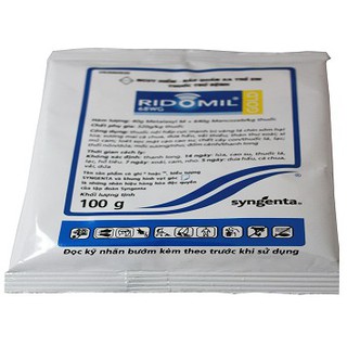 Phân phối Thuốc trừ nấm bệnh Ridomil Gold 68WG 100g hàng chính hãng, nhập khẩu và phân phối trực tiếp.
