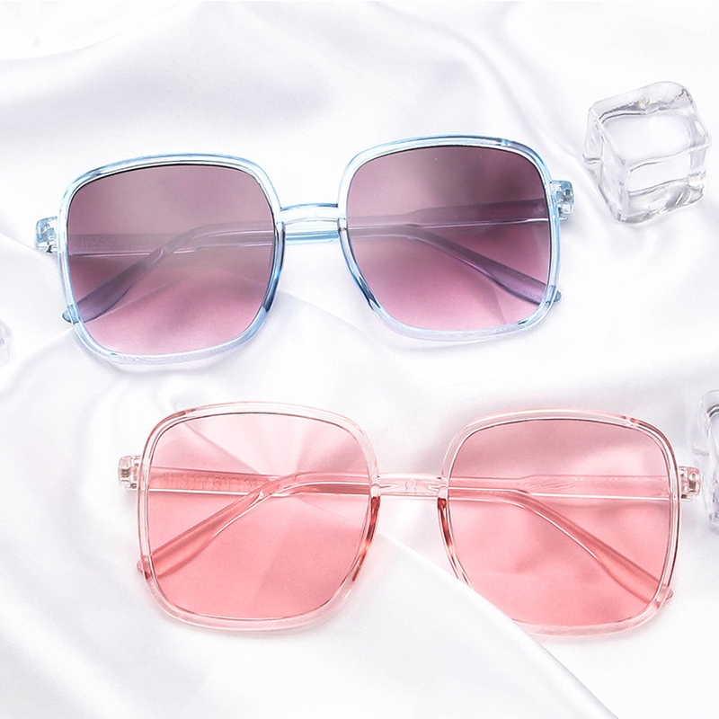 Kính Mát Vuông Chống Tia Uv400 Phong Cách Cổ Điển Sang Trọng Dành Cho Nữ