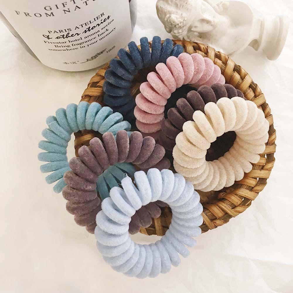 Dây Cột Tóc Trơn Màu Kiểu Dáng Sáng Tạo Cho Nữ