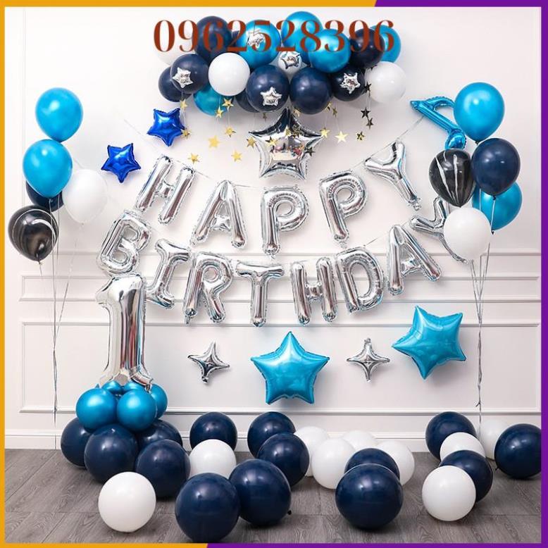 [ TẶNG BƠM+KEO ] Đủ Y hình Set bóng Vương Miện tone Hồng Bé Gái