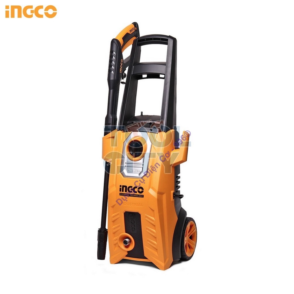 Máy xịt rửa 1800W Ingco HPWR20008 Motor từ -Lõi đồng nguyên chất- Có chế độ dừng tự động - Bộ phụ kiện kèm theo