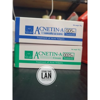 Kem giảm mụn, chống lão hoá Acnetin A Tretinoin 0.05% Tretinoin 0.025% Kem Retin A Thái Lan mới