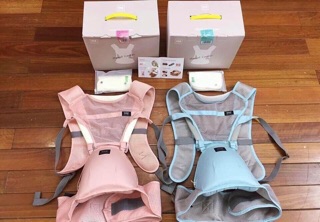 Địu ngồi AAG lưới mùa hè cho bé