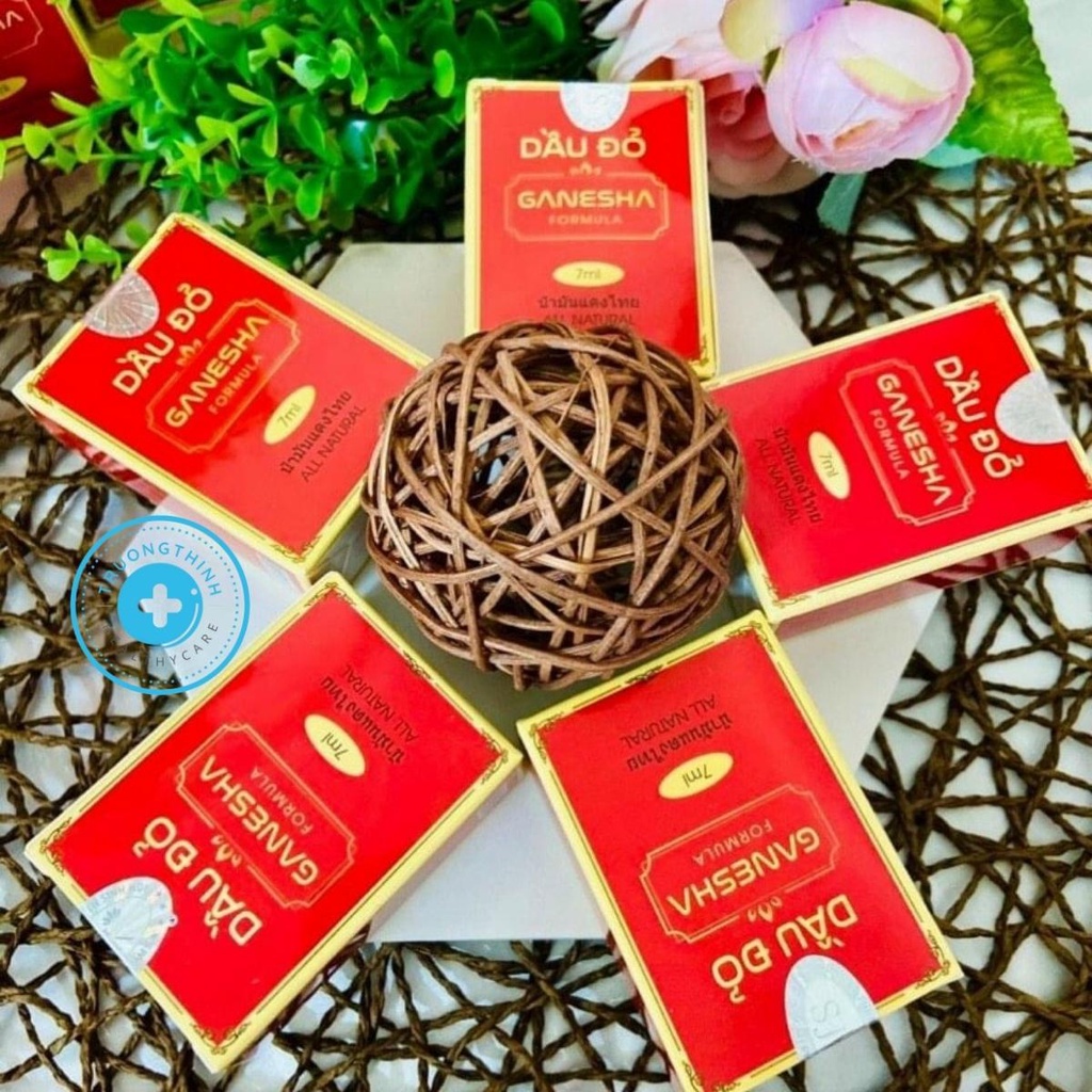 Dầu nóng xoa bóp Dầu gió Dầu nóng Dầu đỏ GANESHA FORMULA