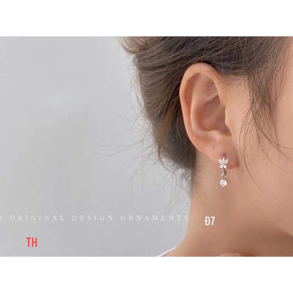 bông tai mẫu hot trend , bạc s925 - vàng bạc kim hưng