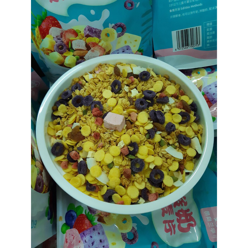 GÓI 500GR NGŨ CỐC MIX HOA QUẢ SẤY KHÔ KHÔNG ĐƯỜNG