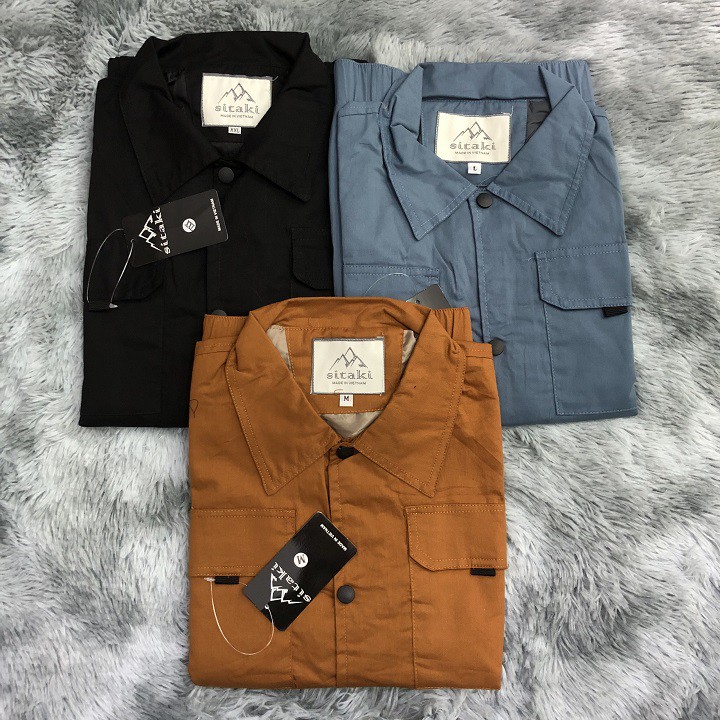 ÁO KHOÁC KAKI NAM DẠNG SƠ MI