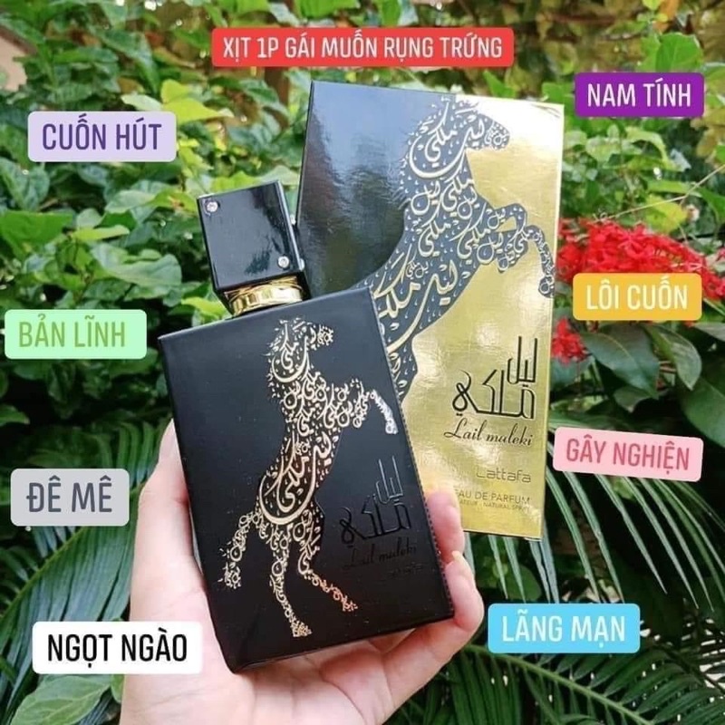 MÙI VIP- NƯỚC HOA NAM NỘI ĐỊA DUBAI – LATTAFA LAIL MALEKI 100ML – NGỰA – CHÍNH HÃNG | BigBuy360 - bigbuy360.vn