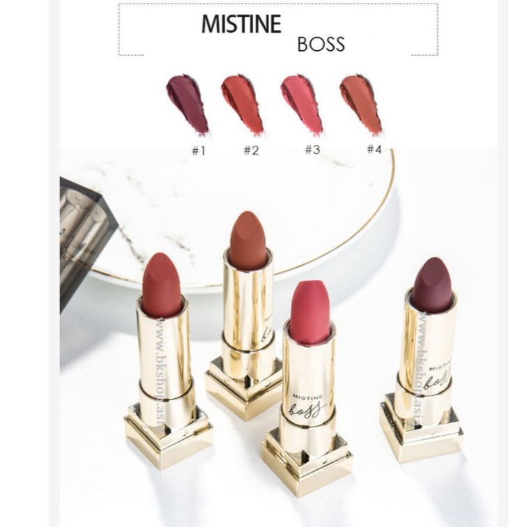 Son Misten boss semi matte long last lipstick color