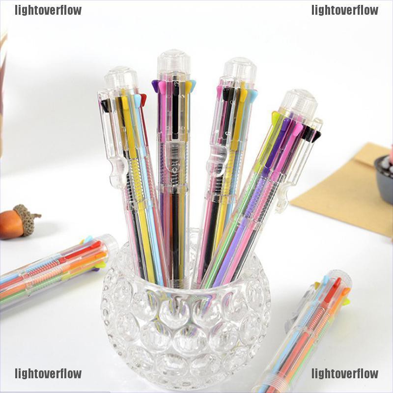 Bút bi 8 trong 1 màu sắc đa dạng chất lượng cao dành cho học sinh