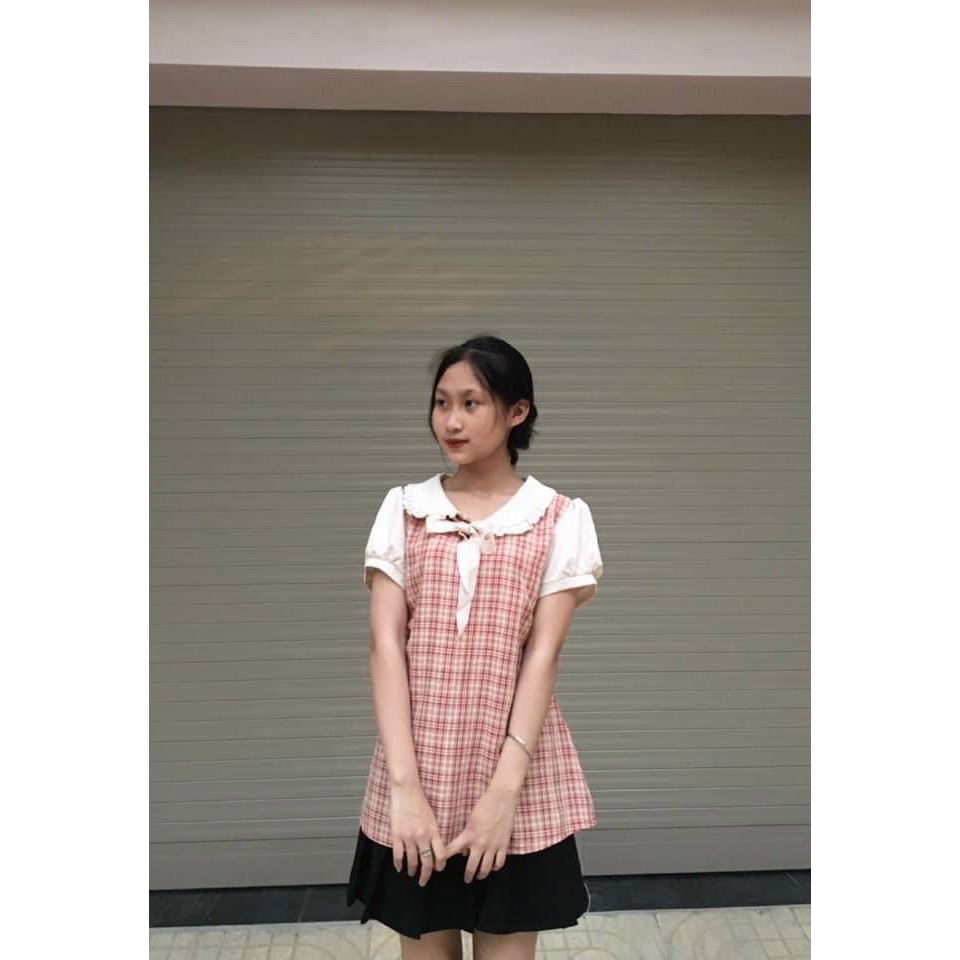 [SIÊU PHẨM] Aó bầu thời trang thiết kế chất kẻ Hàn đẹp freesize từ 40 đến 65kg