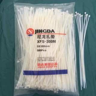 500 dây lạt nhựa, dây rút nhựa 5x300mm Jingda