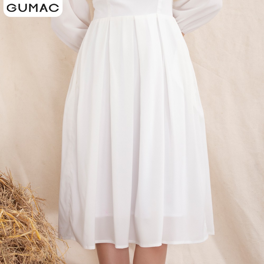 Đầm nữ cổ tàu phối viền DA10109 GUMAC | BigBuy360 - bigbuy360.vn