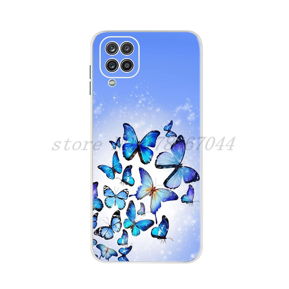 Ốp điện thoại silicon TPU mềm in họa tiết thời trang cho Samsung Galaxy A12