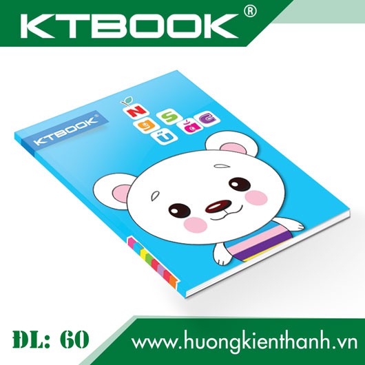 Gói 10 cuốn Tập Vở Học Sinh KTBOOK Cao Cấp Giá Rẻ Ngũ Sắc giấy trắng ĐL 60 gsm - 96 trang